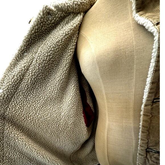 VINTAGE "GAP" Y2K ,Corduroy Jacket, XL ,Tan ,Grunge, 90'S, Western,Woodland - Picture 3 of 15